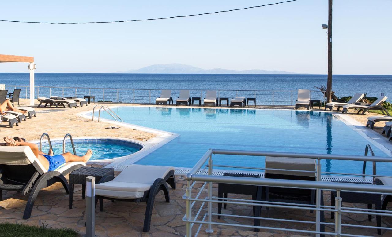 Blue Waves Luxury Suites By The Sea Plomari Kemudahan gambar